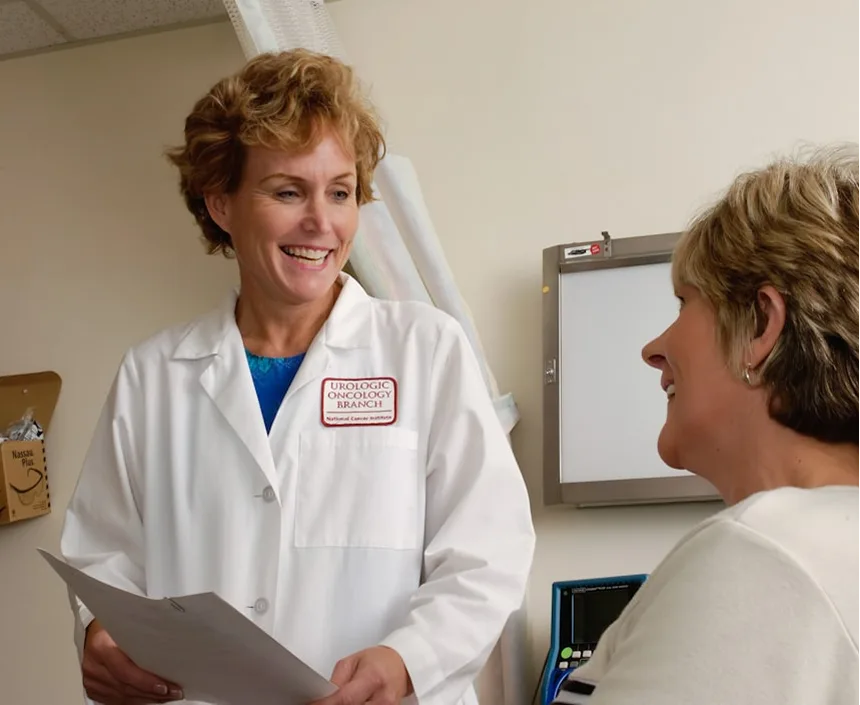 Doctor consulting with patient - second opinion at Urocare Hospital